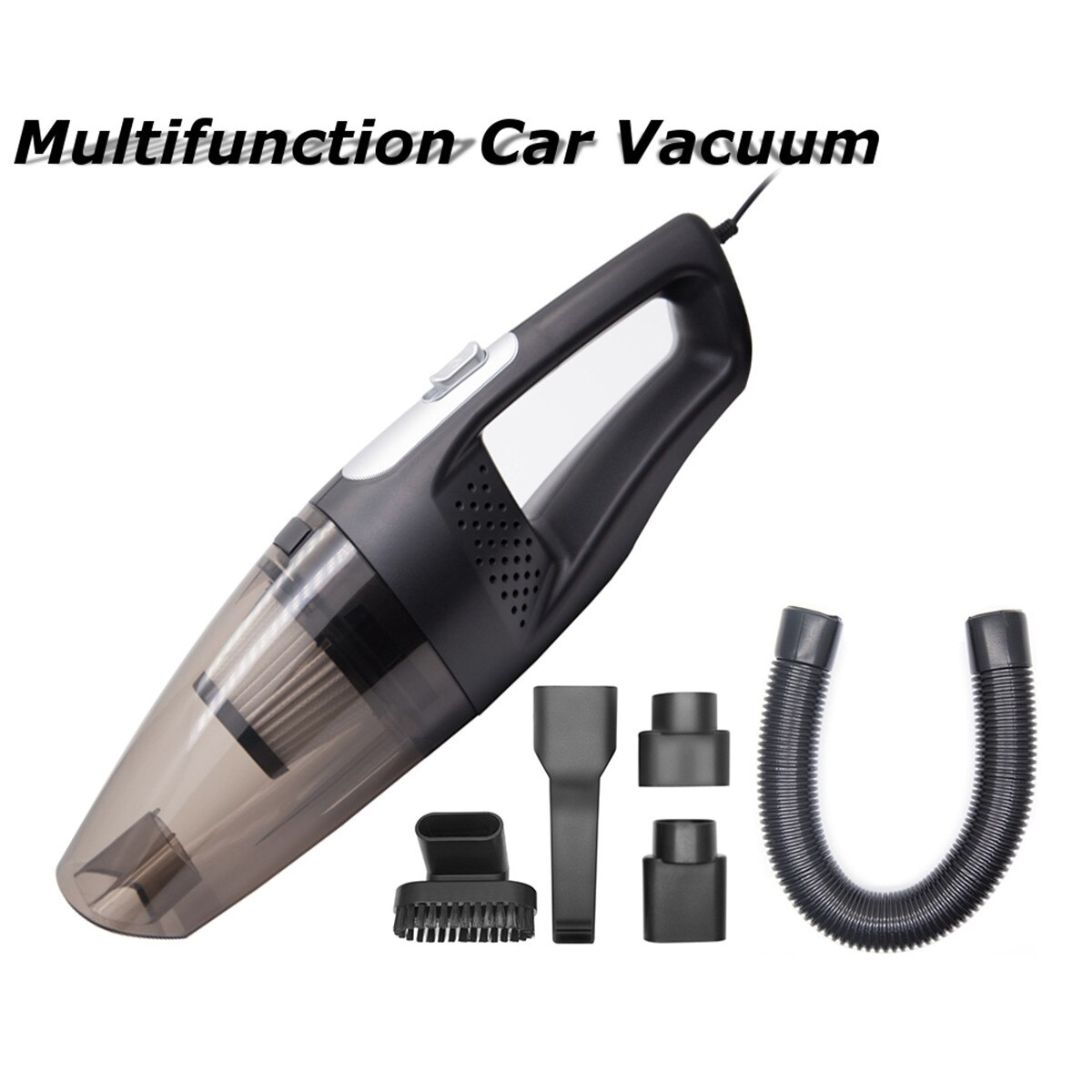 120W 12V Car Vacuum Cleaner Cordless 3800Pa Powerf... Grandado
