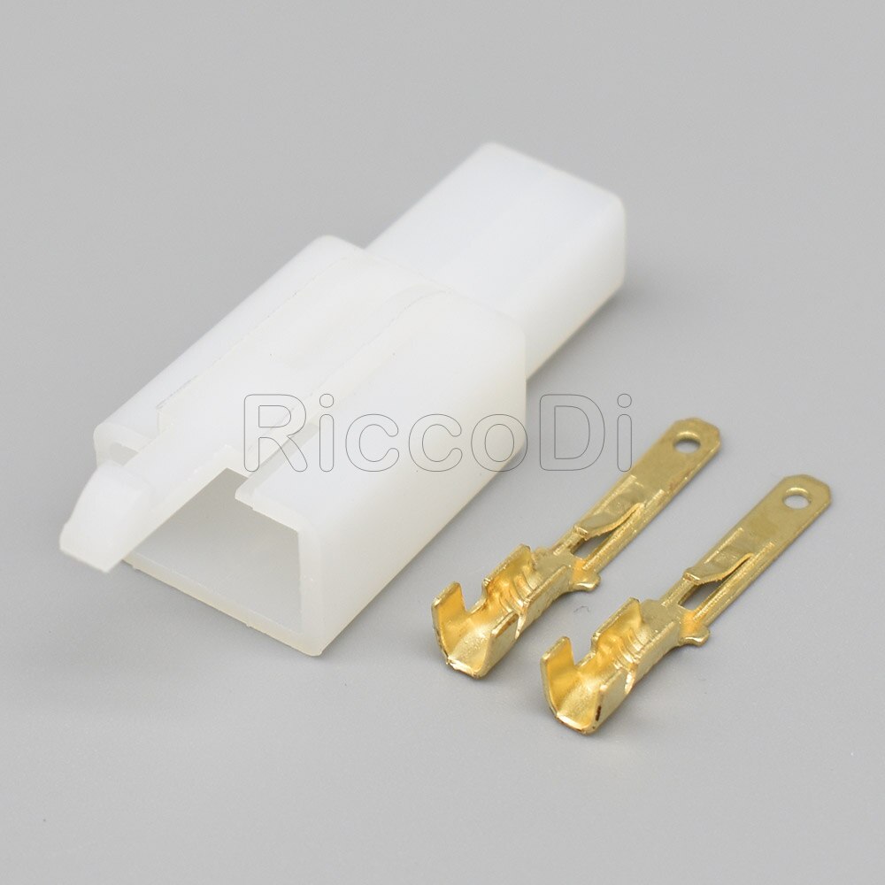 1-20Sets 2 Pin Male Female Wire Harness Motorcycle ABS Automotive Cable Connector 6030-2981 6040-2111