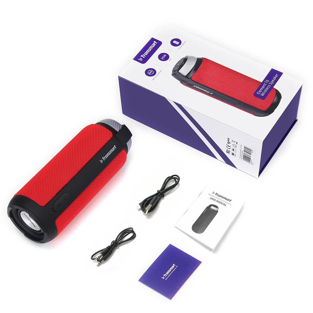 1 año de garantía elemento tronsmart T6 Mini altavoces para reproductor de música MP3 Altavoz Bluetooth portátil barra de sonido inalámbrica Audio