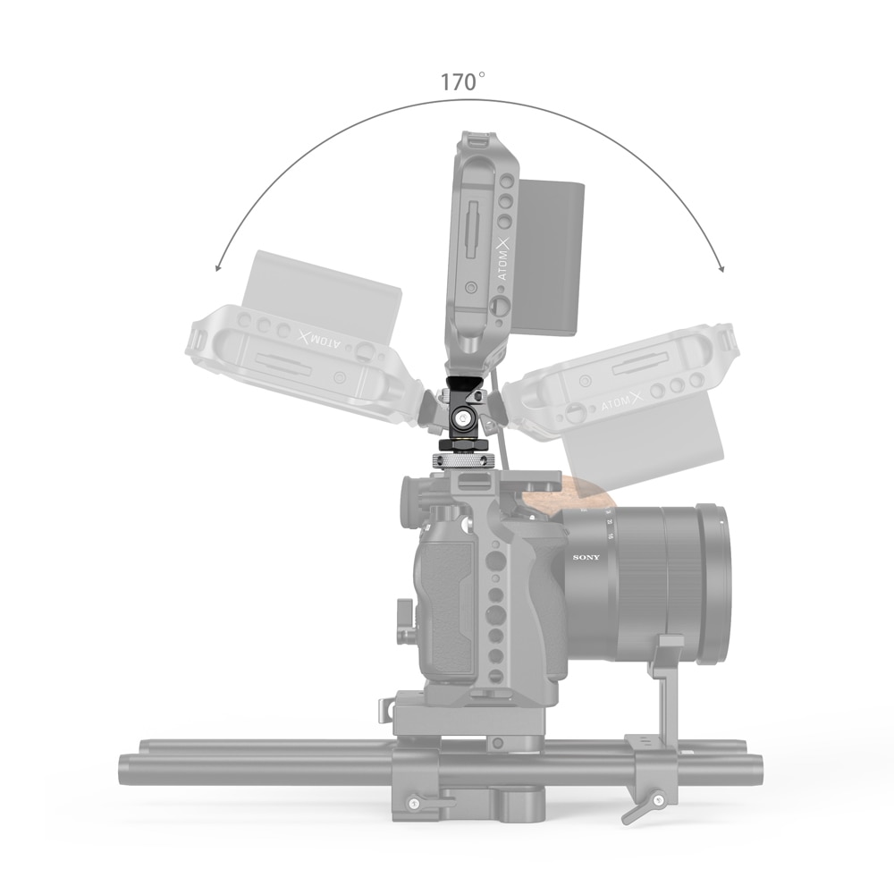 SmallRig – support de moniteur pivotant et inclinable, avec support pour chaussure froide, pour SmallHD/Atomos/Blackmagic Monitor/support d&#39;écran-2905
