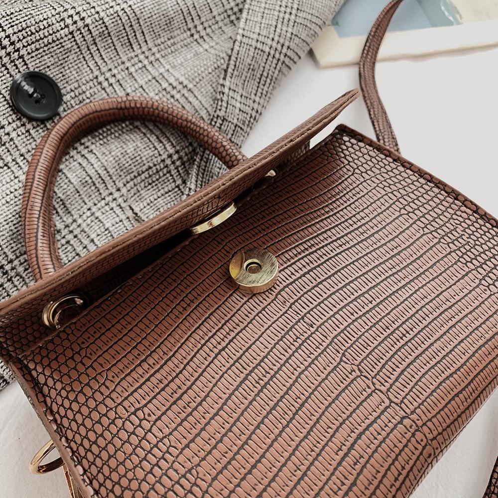 Crossbodytassen met krokodillenmotief voor dames, kleine handtas met ketting, kleine tas van pu-leer, avondtassen voor dames