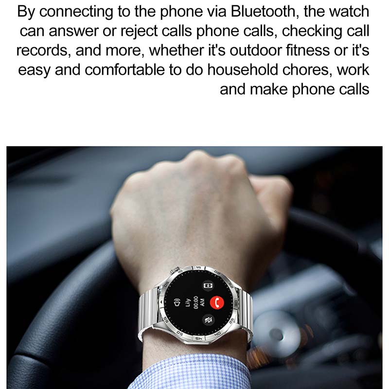 2024 nowy męnarty Smartwatch Bluetooth dzwoni 1. 43-calowy 466*466 AMOLED ekran HD bezprzewodowe ładowanie IP68 wodoodporny damski Smartwatch