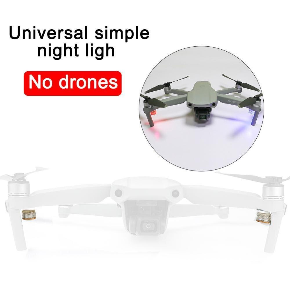 2 stk mini nat flyvende signal lampe led flash lys navigationslys til dji mavic mini air pro drone tilbehør