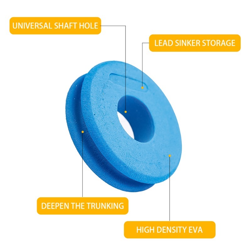 Carretes de espuma EVA, tabla de bobinado de pesca, aparejos de línea de anzuelo, carrete de espuma, alambre de rastreo, aparejos giratorios, herramientas de sedal de pescado, 10/20/50 Uds.