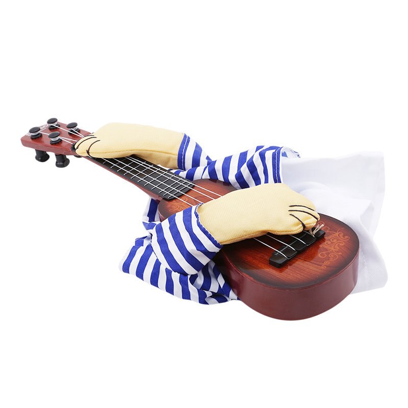 Huisdieren spelen gitaar, halloween, kerstmis, speciale evenementen, kostuum, nieuwigheid, grappig, huisdier, feest, cosplay, kleding, outfit, kleding
