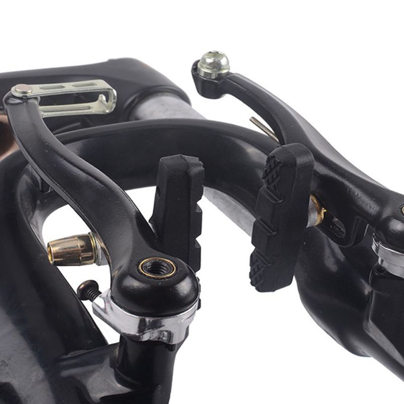 V-Brake Set Für Mountainbikes – 1 Paar, Aluminium, Schwarz, Inkl. Bremsbeläge & Zubehör