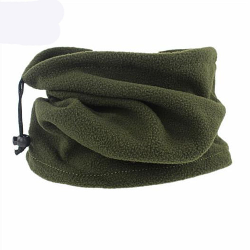 Bufanda de cuello tipo pasamontañas para hombre y mujer, pasamontañas de esquí, calentador de cuello para invierno, gorro, ligero y transpirable, para motocicleta: Verde militar