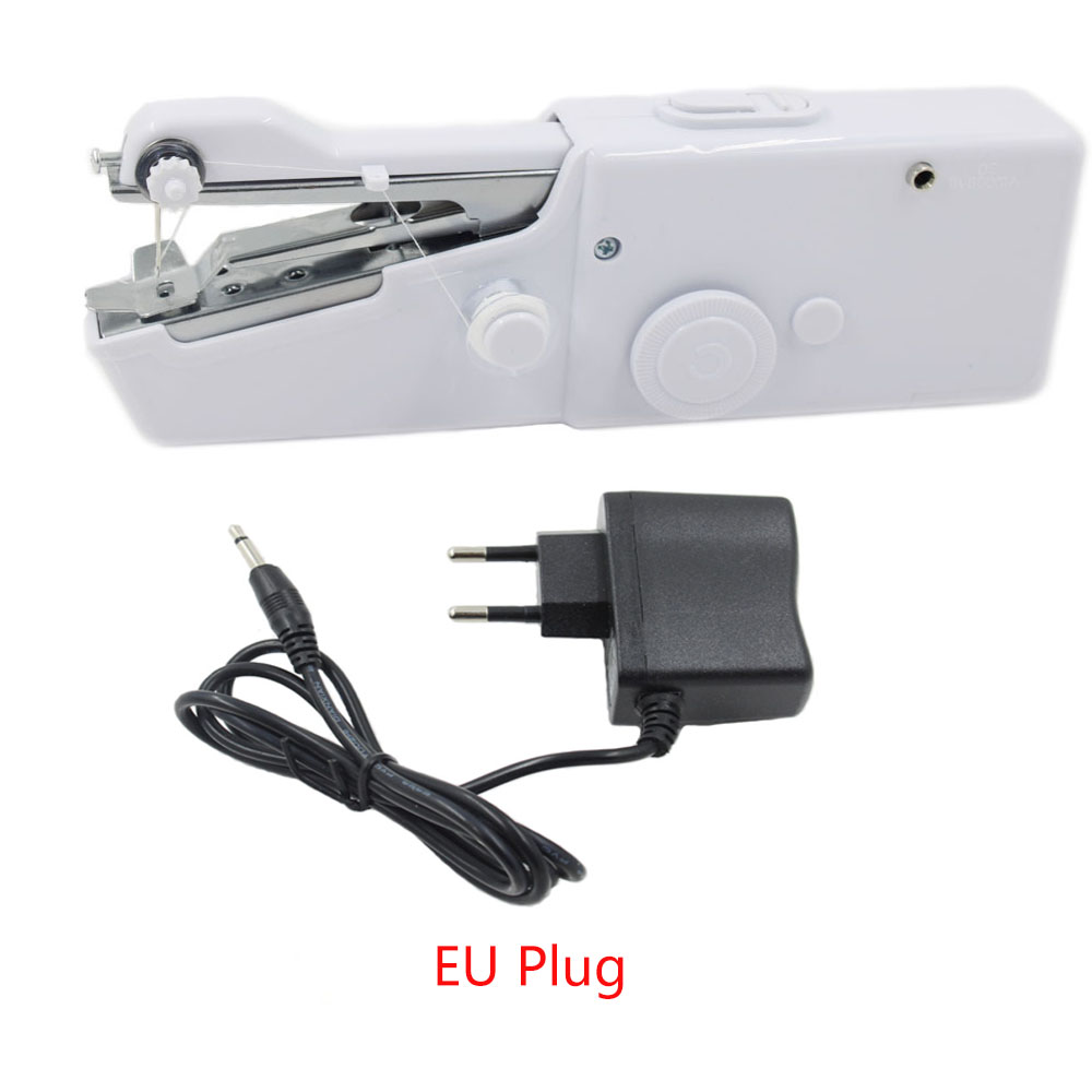 Portable Handheld Sewing Machines Stitch Sew Needlework Cordless Clothes Fabrics Electric Sewing Machine Stitch Tools Set: Set 2