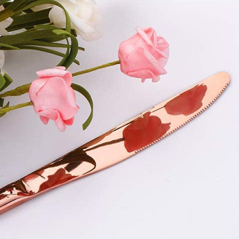 Flatware Forks Knives Spoons Stainless Steel Silverware Set Cutlery Sets Tea Spoon Dinner Wedding Dinnerware Steel Mirror Polish