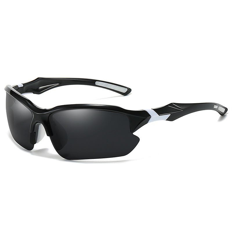 Gafas de sol polarizadas para senderismo, pesca, Camping, ciclismo, UV400, escalada, conducción, Golf, viajes: Blanco