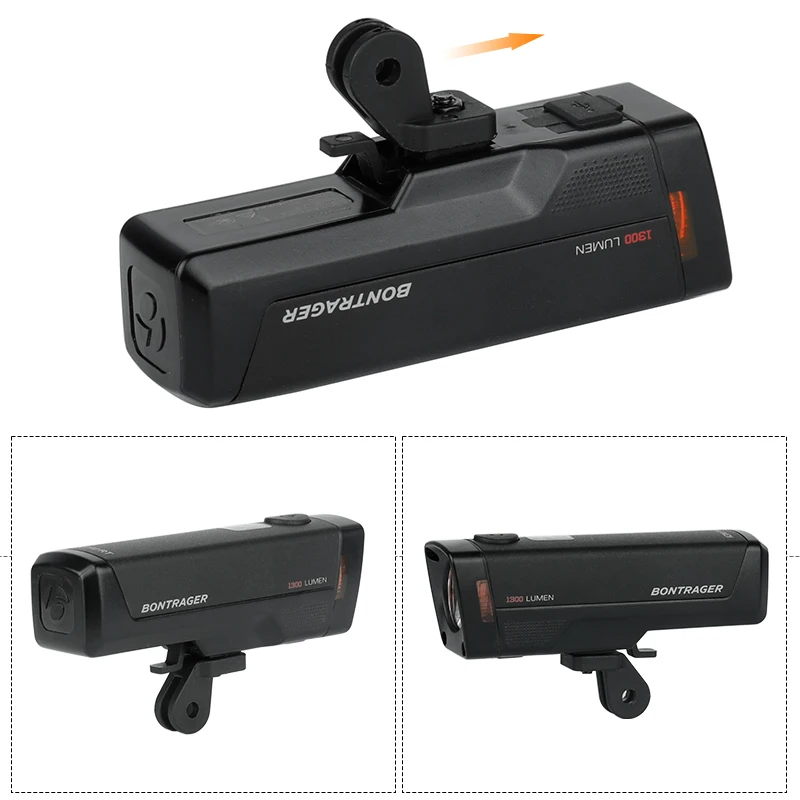 Adaptor for Trek Bontrager Ion Prort Fits GoPro Adaption Bicycle Headlight Stand Handlebar Stem Fork Helmet Saddle Mount