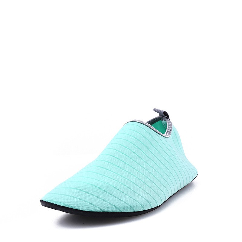 Swimming Water Shoes Men And Women Beach Camping Shoes Adult Unisex Flat Soft Walking Lover Yoga Shoes Sneakers: green / 6.5