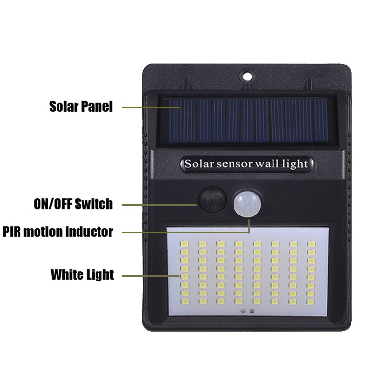 LED solar lamp street lighting PIR Sensor solar power solar lamps lantern outdoor indoor home waterproof Ip 65 garden Separated