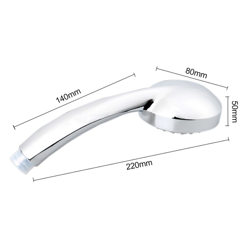 LED Light Shower Head Colorful Automatic Discoloration Round Temperature Control Shower Head