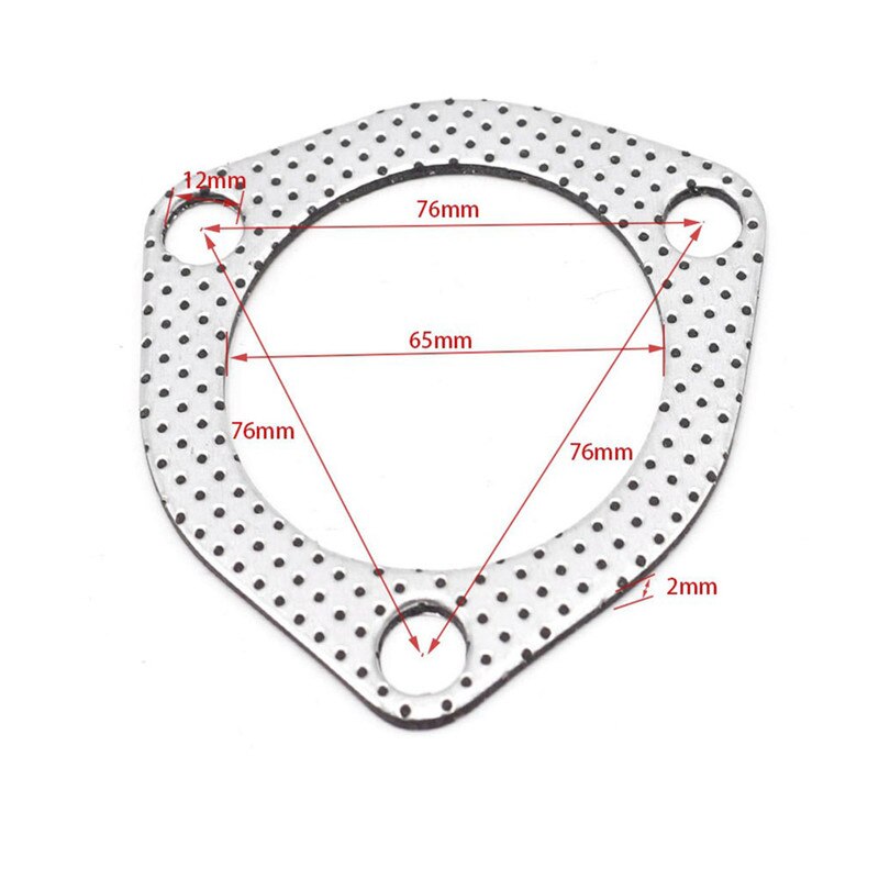 CARPRIE Exhaust Gasket 2.5 Inch Inch Decat Pipe Exhaust Gasket metal Seal Gasket Parts &amp; Accessories je4