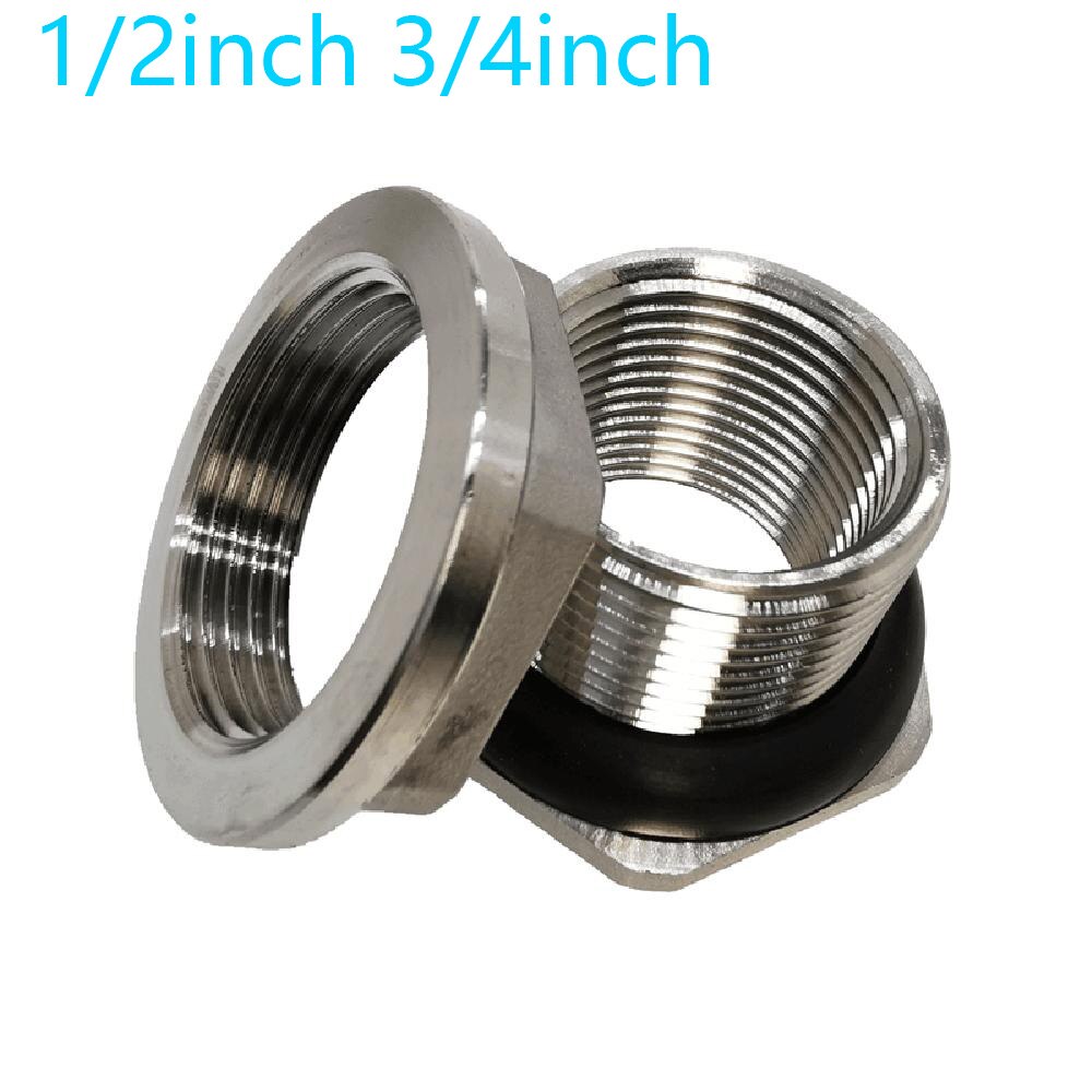 Homebrew øl 304 rustfritt stål sveisfritt skottankmontering 1/2 " , 3/4 " til rengjøringe-bruk skiftenøkkel