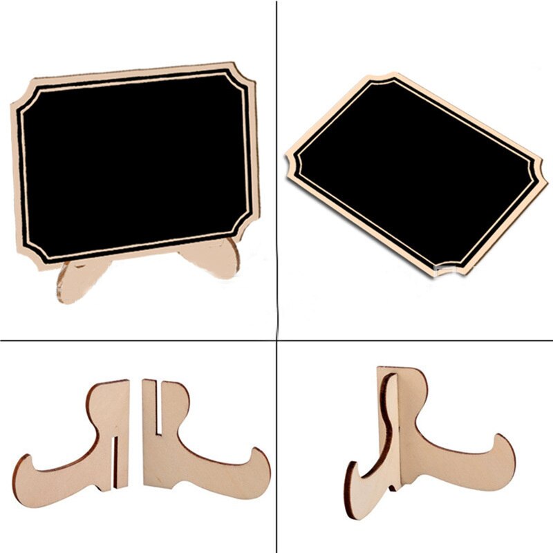 Chalkboard Mini Signs Small Blackboard with Wooden Frame Easel for Kids Craft and Party Wedding Event Table Decor sign