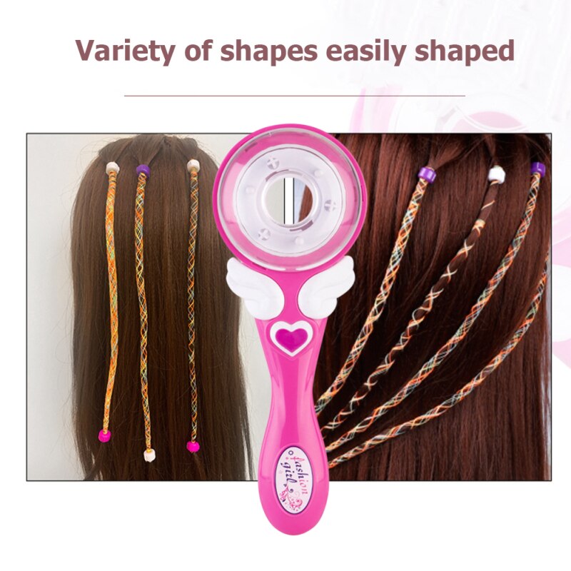 Elektrische Automatische Haar Vlecht Diy Stijlvolle Vlechten Kapsel Tool Twist Braider Machine Weave Roller Pretend Kids Speelgoed