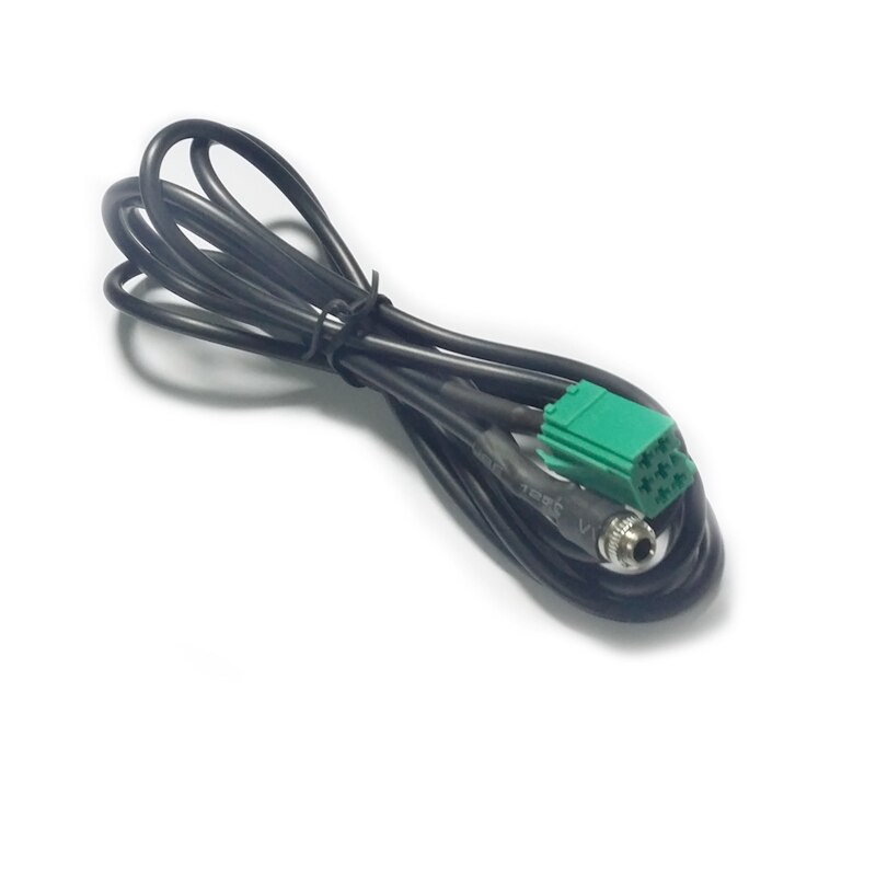 Biurlink Vrouwelijke Auto Mini ISO 6Pin Jack Aux Kabel voor Renault Radio Updatelist: female ungold