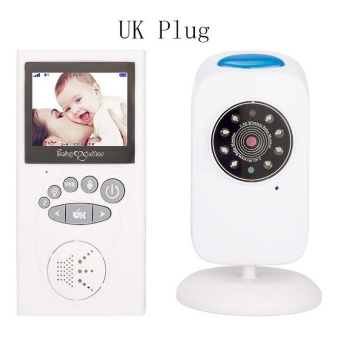 Draadloze Babyfoon 2.40 inch 2 Weg Talk Nachtzicht LED Video Baby Beveiliging Temperatuur Baby Care Lcd-scherm Camera