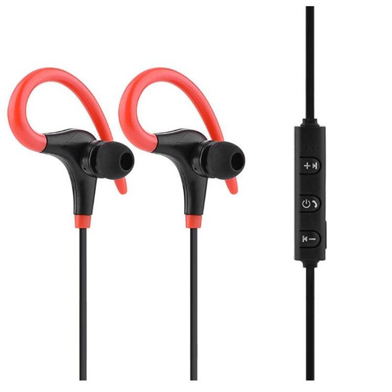 4.1Bluetooth Earphone Earloop Earbuds Stereo Bluetooth Headset Wireless Sport Earpiece Handsfree With Mic For all smart Phones