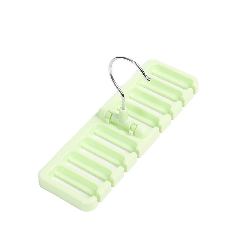 Multifuction Lagerung Krawatte Gürtel Organizer rotierend Krawatten Aufhänger Wandschrank Organisation Schrank Abschluss Gestell-Platz Sparer 66CY: Grün