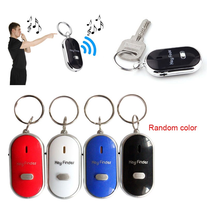 Wireless Whistle Key Finder Flash Remote Control Locator Alarm Keychain @M23: Default Title