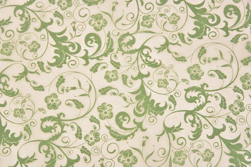 Papel de flores de colores para decoración de cerámica, papel de transferencia de alta temperatura para cerámica polimérica, DIY, 1 ud.: Style 19