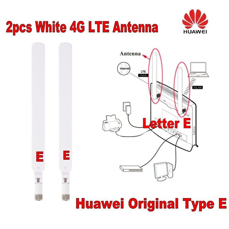 Huawei TypeE B525 B593 B315 B310 B612 2pcs External Antenna Original