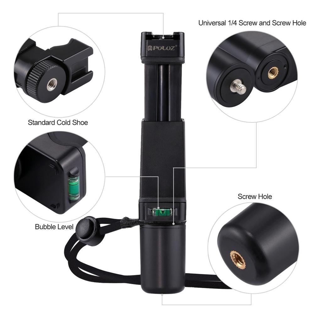 PULUZ f-uchwyt ABS ręczny stabilizator robić kamery, adapter robić trójnogu i zimnego buta robić montażu na statywie akcesoria robić smartfona stabilizator