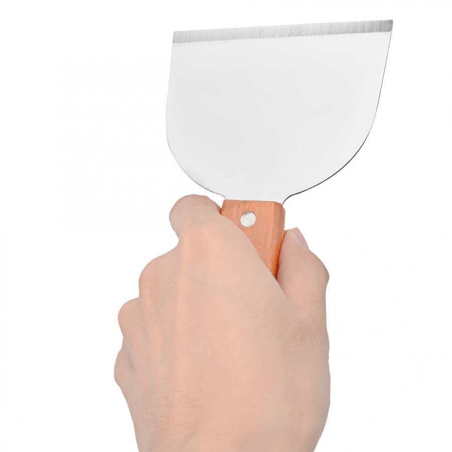 Stainless Steel Barbecue BBQ Grill Scraper Kitchen Cooking Steak Fried Shovel Pancake Flipper Cooking barbecue Tool Gadgets