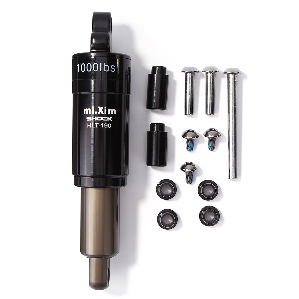 Mi Xim-amortiguador trasero para bicicleta de montaña, aleación de aluminio mi num, piezas de resorte integrado, 145mm/170mm/185mm/210mm: HLT190