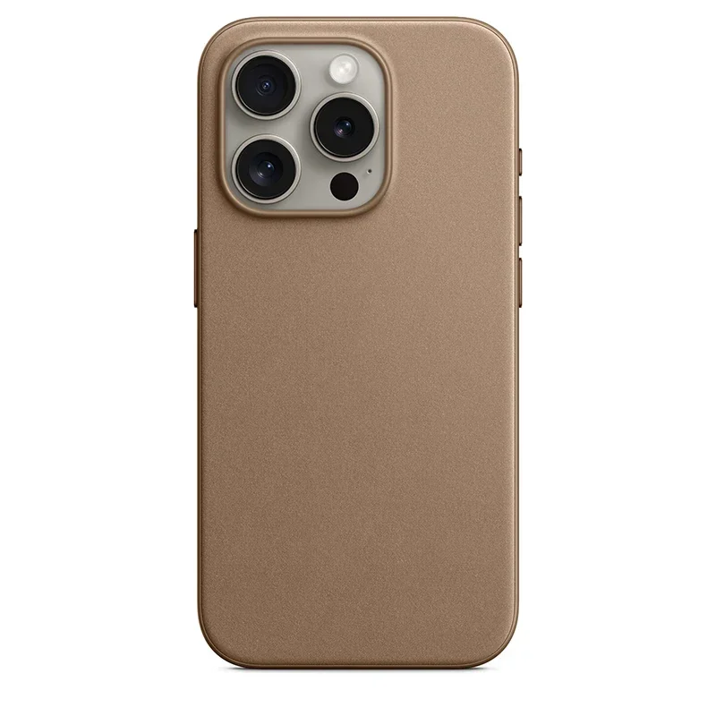 Originele Apple 15 Case Finewoven Magsafe Case Voor Iphone 15 Pro Max 15 Plus Case Draadloos Opladen Vallen Magnetische Beschermhoes: Voor iPhone 15 Plus / Donkergrijs