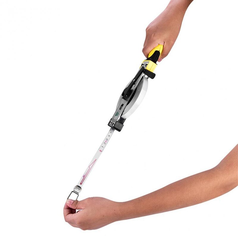 TOPOpen Reel Measuring Tape Frame Long Steel Tape Measure Handle Tool