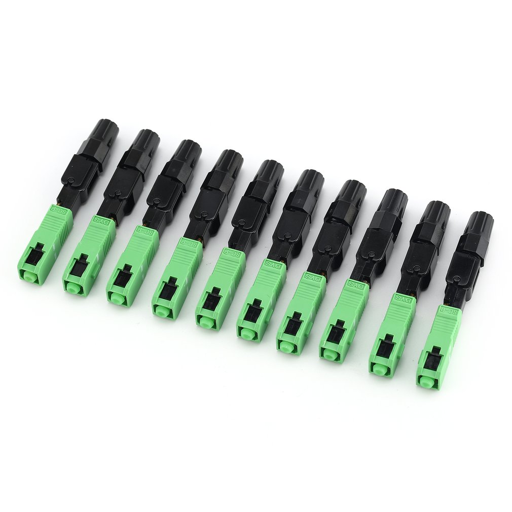 10PCS SC/APC Lwl-stecker FTTH Embedded Single Modus Montage Fiber Optic Schnelle Stecker Fiber Optic Schnelle stecker