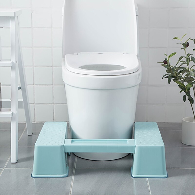Toiletskammel plastik hukommende skammel passer til alle toiletter og badeværelse tykkere aftagelig toiletskammel sparer plads i badeværelset a