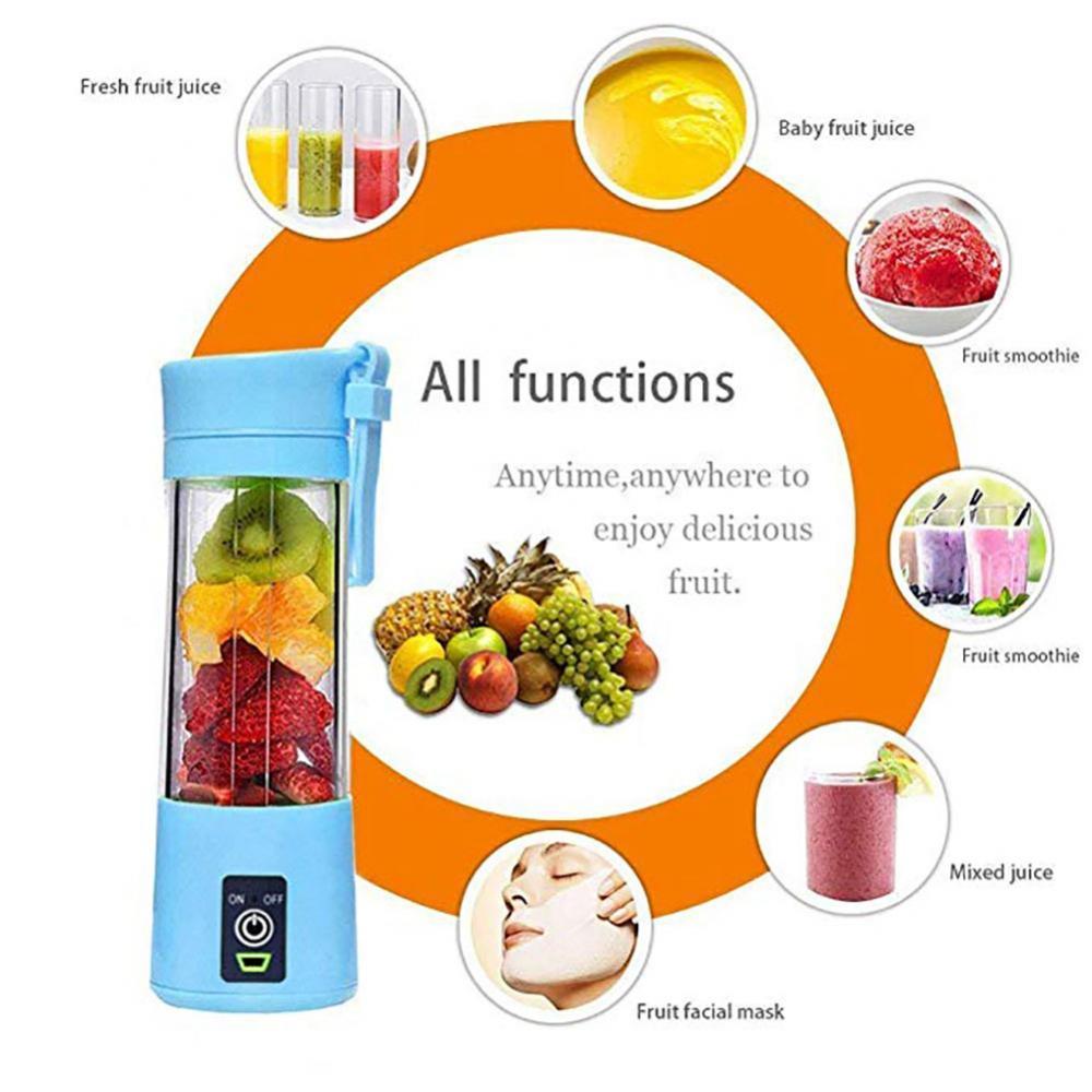 Portable Blender Mini Portable USB Chargeable Household Fruit Juicier Cup Squeezer Mixer Machine Manual Juicers kitchen