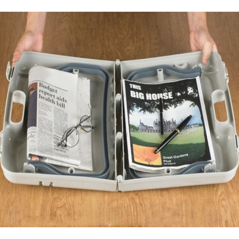 Folding Table N Storage Box Multifunctional Foldable Table Portable Camping Picnic Carrier Laptop Bed Table Lightweight