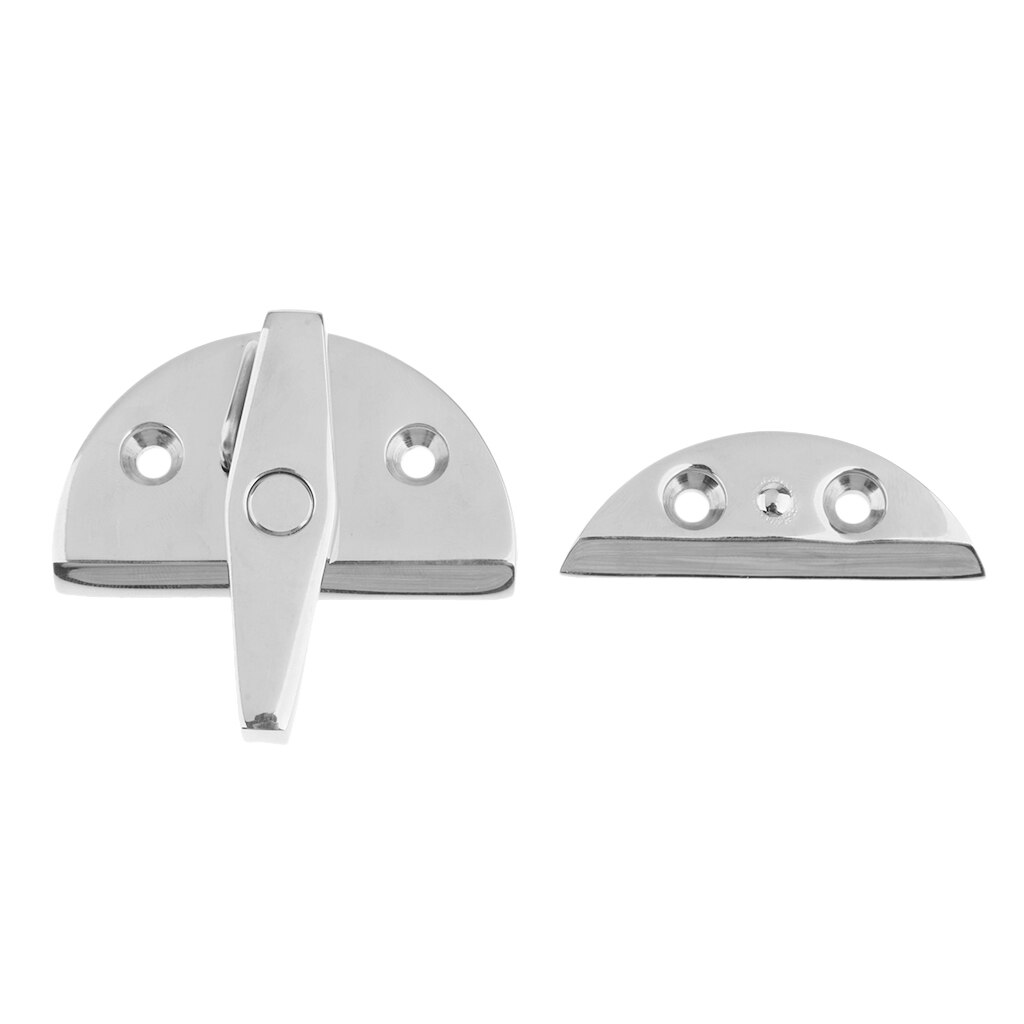 55mm 2.17Inch Boat Twist Lock Round Door Cabinet Hatch Catch Latch Stainless Steel