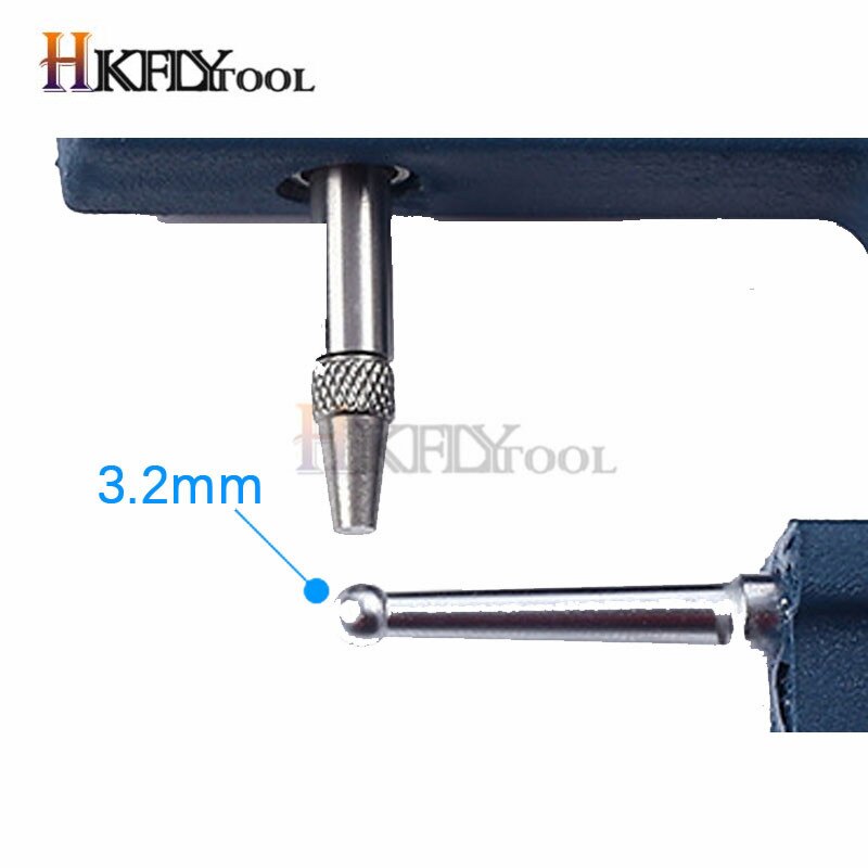 Digital Tube Thickness Gauge 0.001mm LCD Electronic Tube Micrometer Thick Gauge Pipe Dial Indicator Width Measure Tools 0-10mm