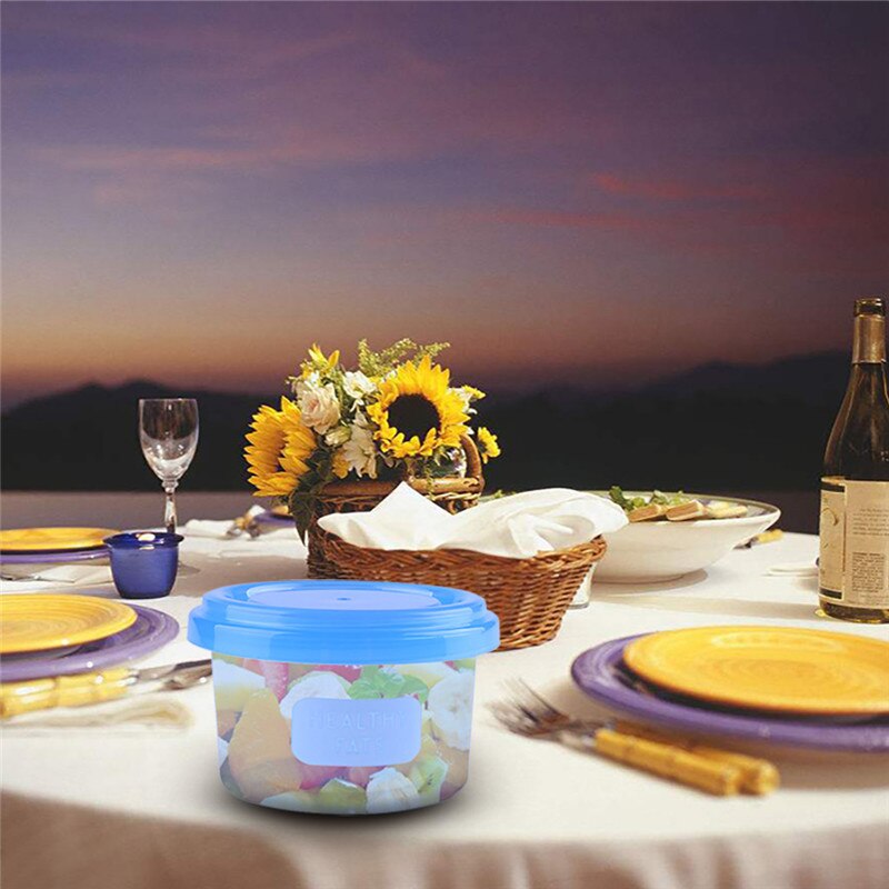 7PCS Portion Control Food Box Prep Storage Container Fitness Meal Eating Plan Container Portable Storage Containers