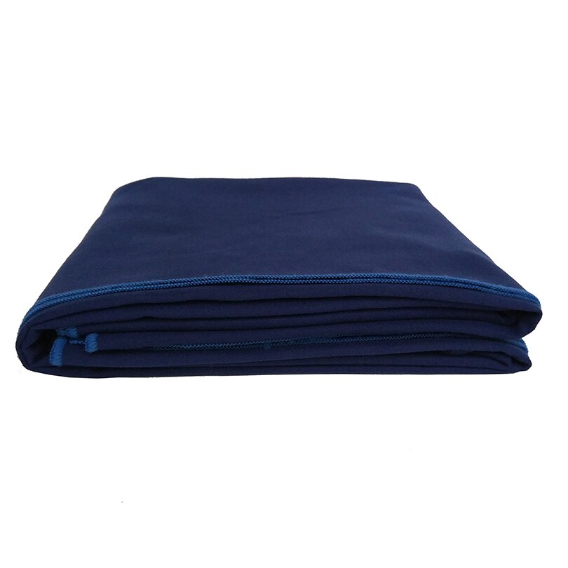 Sporthandduk gym strandhandduk snabbtorkande för vuxna mikrofiber simmatta resor hotell camping zipsoft märke jul: Zs mörkblå