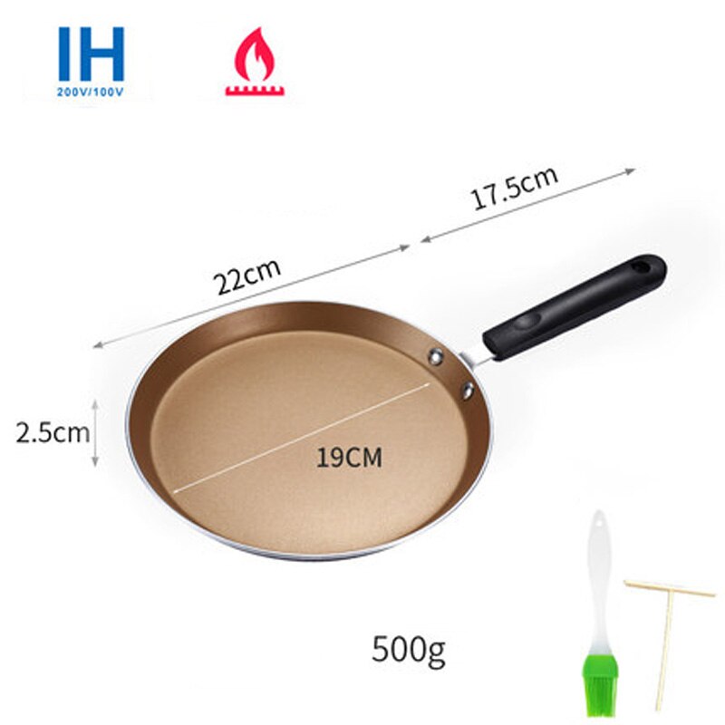 Nonstick Pan Pan Pancake Pan Steak Frying Pan Melaleuca Cake Special Small Omelette Breakfast Pan Pancake Pan: 8