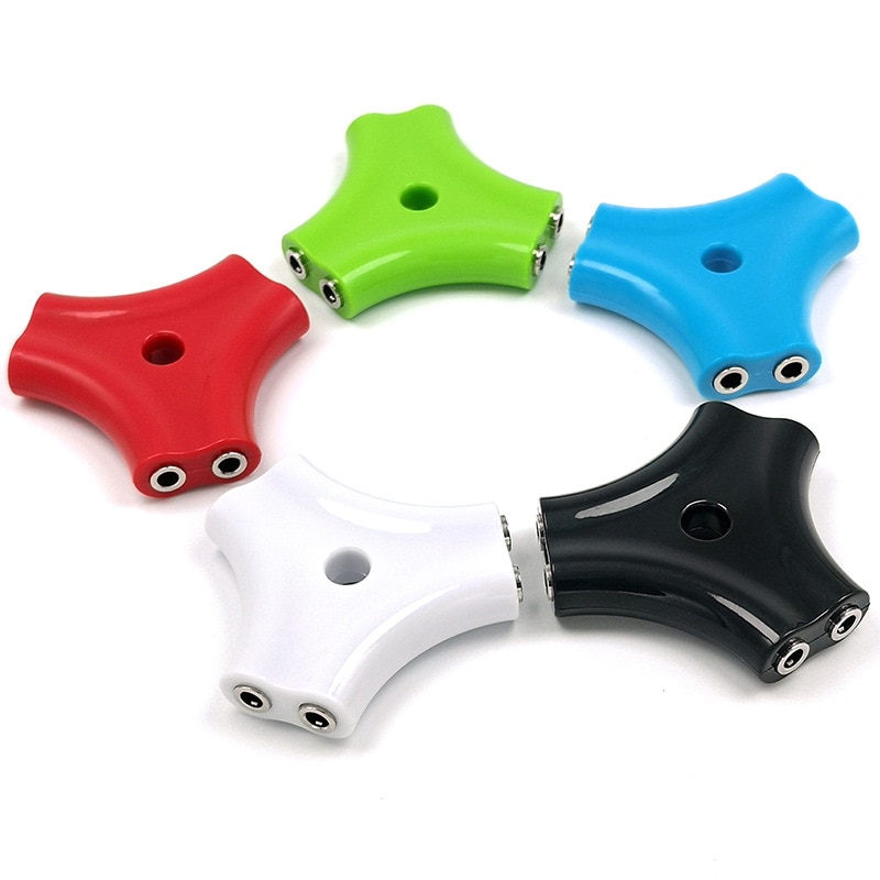 3.5mm audio aux kabel splitter 1 hann  to 5 hunn hodetelefon port for nettbrett  mp3 mp4 smart mobiltelefon 3.5 jack dele adapter