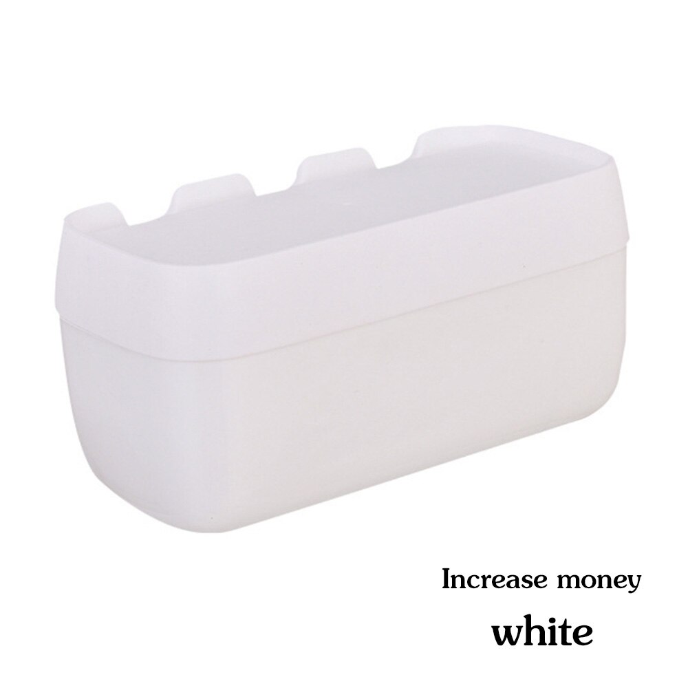 Toilet Paper Holder Towel Wall Mounted Storage Box Bathroom Accessories Tray Roll Tube Punch-Free Double-Layer: White 02