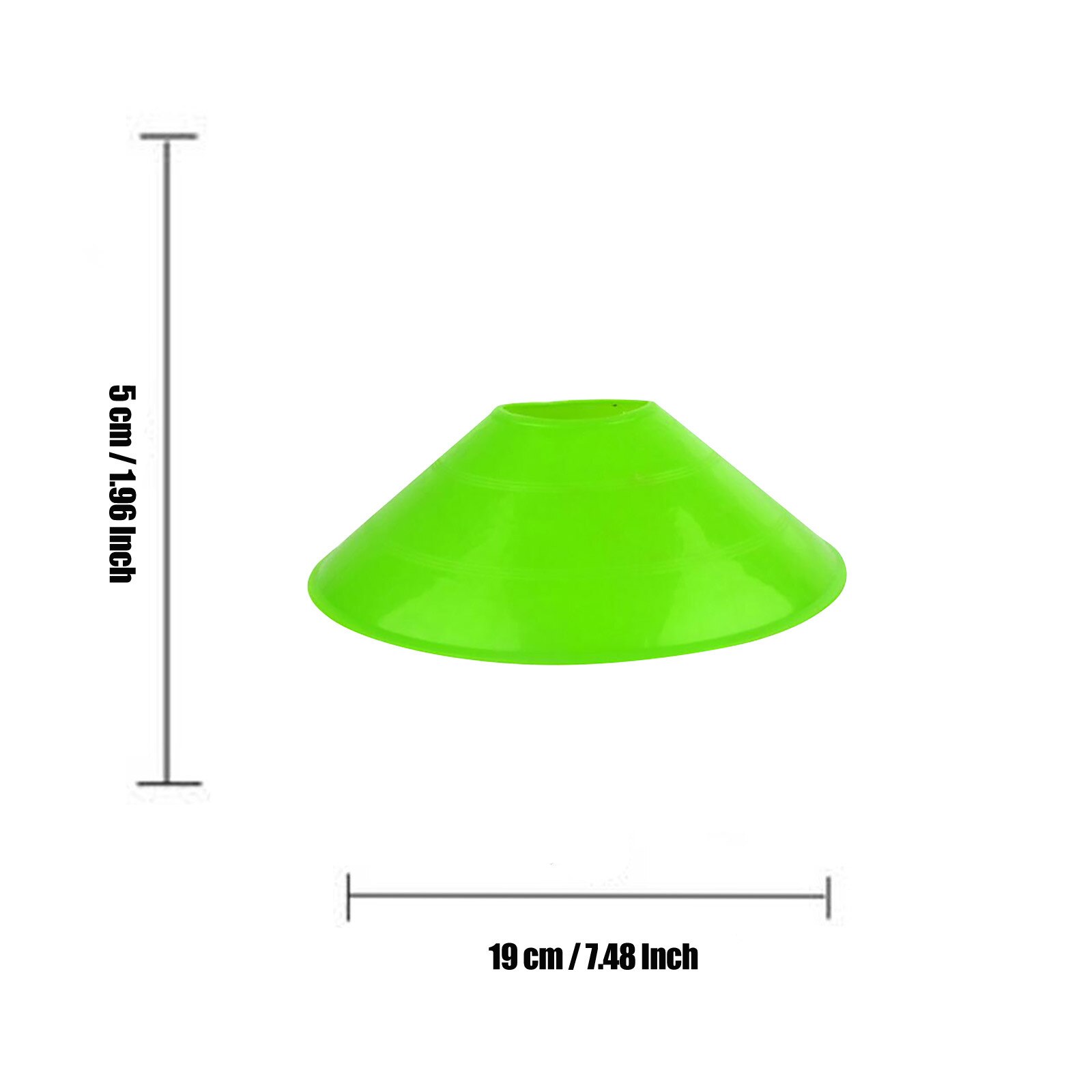 10/20/50pc Agility Disc Cone Set Multi Sport Training Space Cones With Plastic Stand Holder Soccer Football Ball Game Disc #T1P