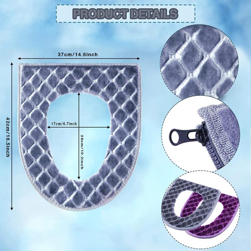 winter toilethoes pluche stoelhoes modellen waterdicht universeel model toiletring wasbare rits badkamermat toiletbril