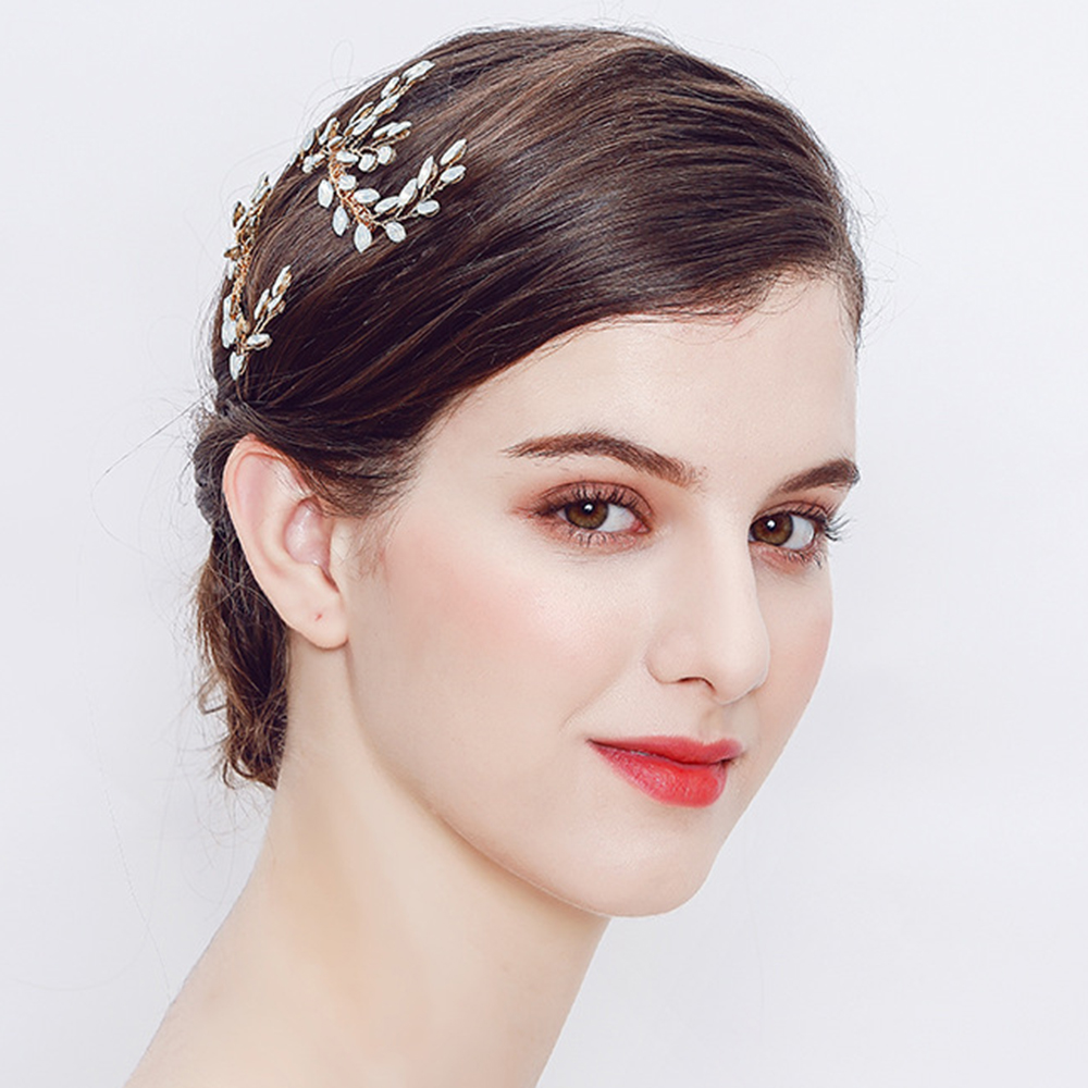 Bridal Vintage Gold Hair Comb Bridal Opal Comb Headpiece Bridal Hair Piece Wedding Hair Piece Wedding Hair Comb