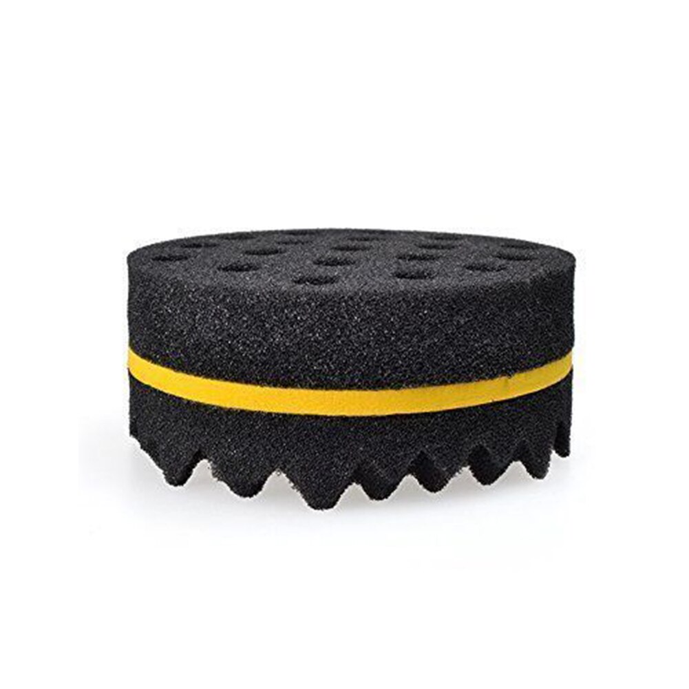 Salon barbier vague Double face cheveux éponge brosse pour redoute bobine Locs Curl torsion multi-trous Curl vague outils de coiffure