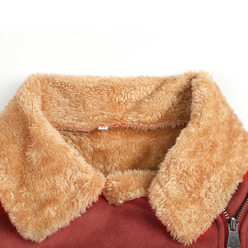 Herfst-Winter Vrouwen Jas Warm Hertenleer Kasjmier Rits Turn Down Kraag Jas Mode Vrouwelijke Lange Mouwen Streewear Jasje